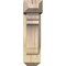 Ekena Millwork Olympic Craftsman Rough Sawn Bracket w/ Offset Brace, Douglas Fir, 6"W x 14"D x 22"H BKT0604X14X22OLY04RDF - alternate 3